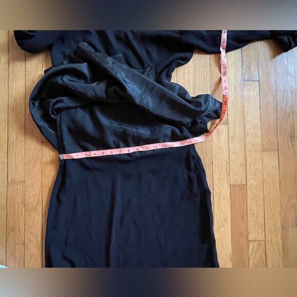 40s Vintage Rayon Peplum Dress - Picture 7 of 8